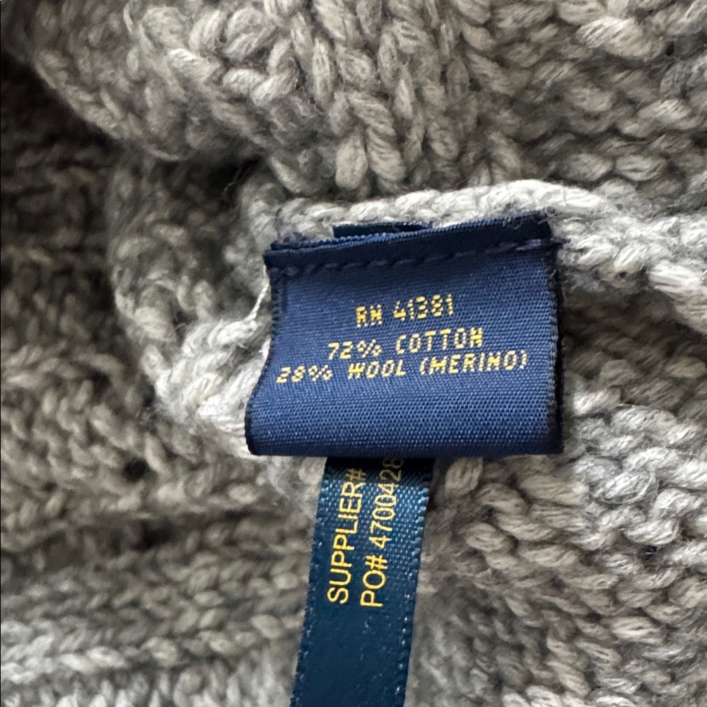 NWOT Polo Ralph Lauren Sweater | Chunky open-knit | Oversized style | Size
Large - Picture 6 of 7